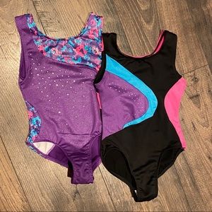 Girls Danskin Freestyle leotards size xs 4/5